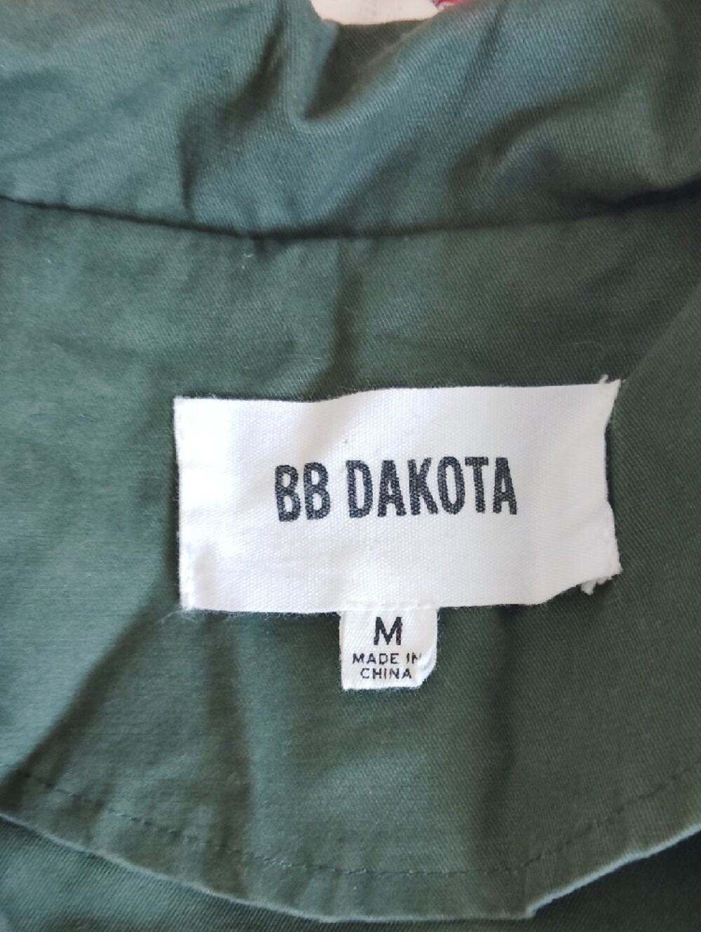 BB Dakota Olive Green Stud-Embellished Utility Vest - Picture 2 of 8